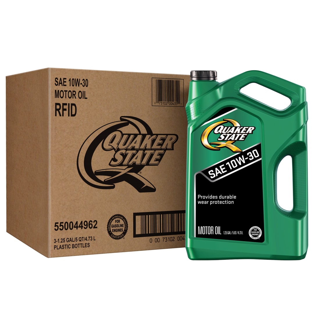 Quaker State Motor Oil, 10W-30, 5 Quart (3 Pack)