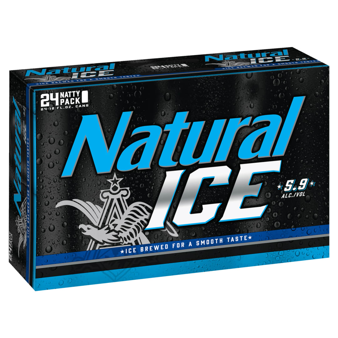 Natural Ice Beer Natty Pack Can 24 - 12 fl oz Cans