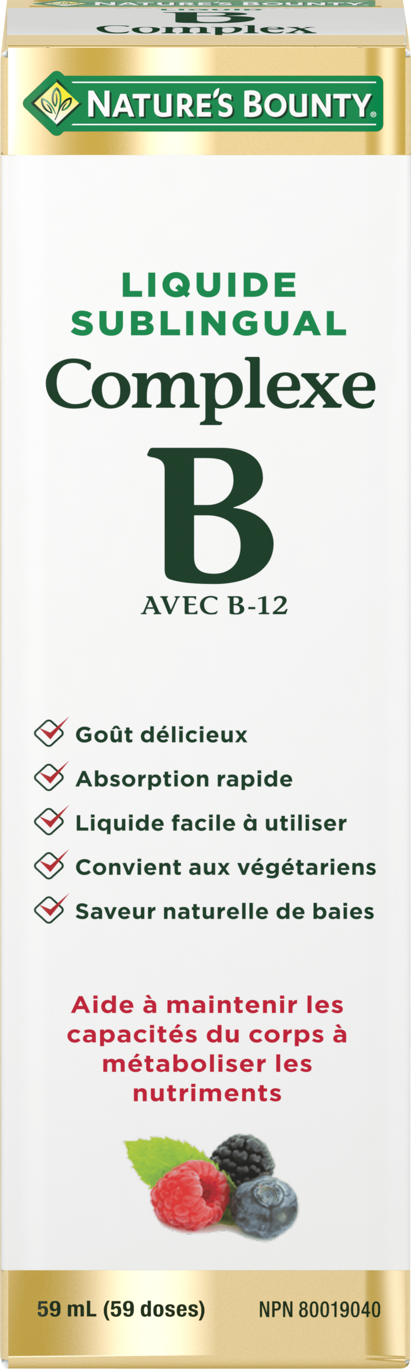 NBTY Vit B-Cmpx SL 24x2floz LIQ CA