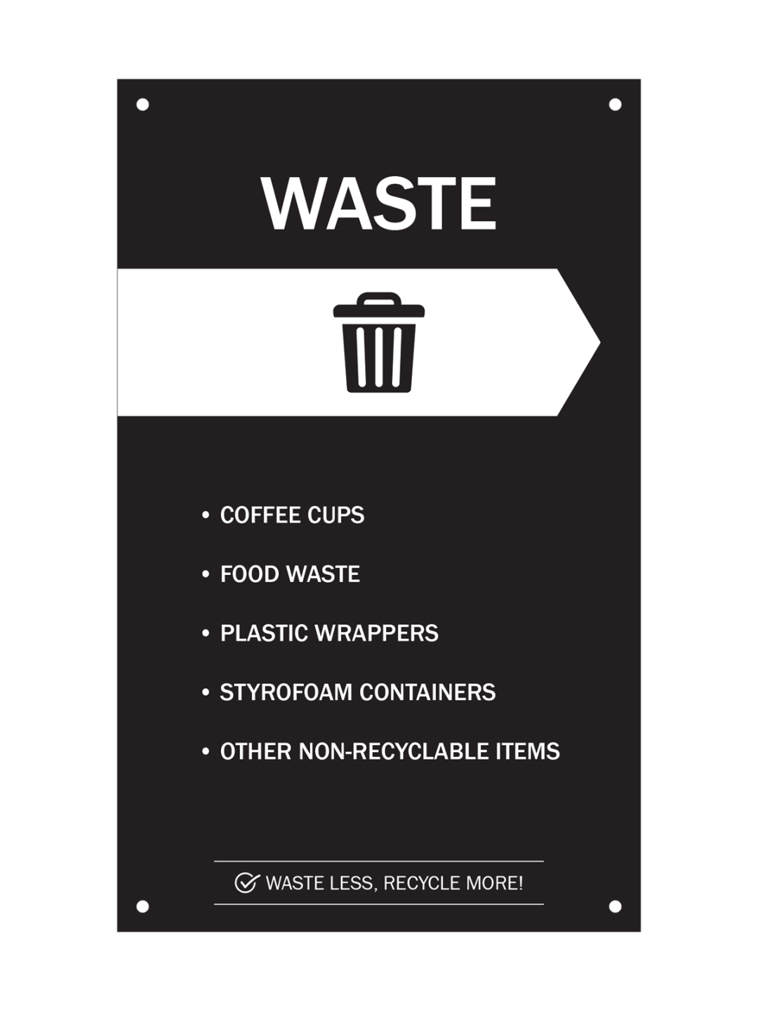 RENEGADE - Body Sign - Waste - Black