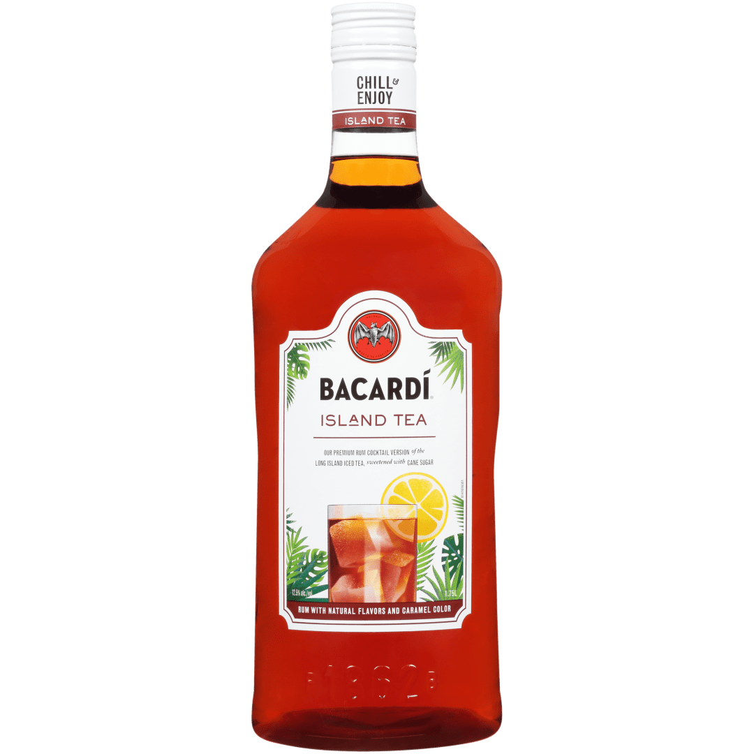 Bacardi Island Tea Ready To Serve Premium Rum Cocktail, Gluten Free 12.5% 1.75L