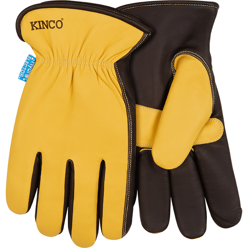 HydroFlector™ Lined Water-Resistant Premium Grain Sheepskin Driver with Palm Patch