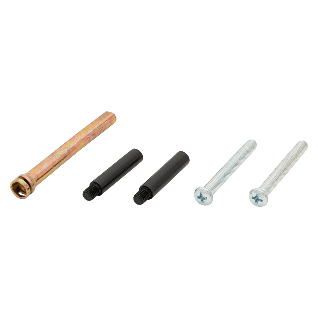 Deadbolt Single Cylinder Screw Pack for Thick Door w/ Spindle Extender in Polished Chrome or Satin Chrome Finish