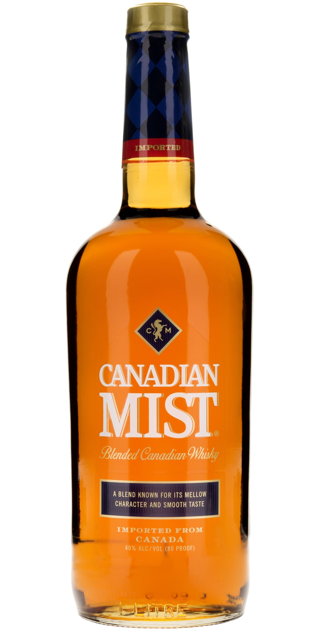 Canadian Mist Blended Canadian Whisky 1l 80 Proof