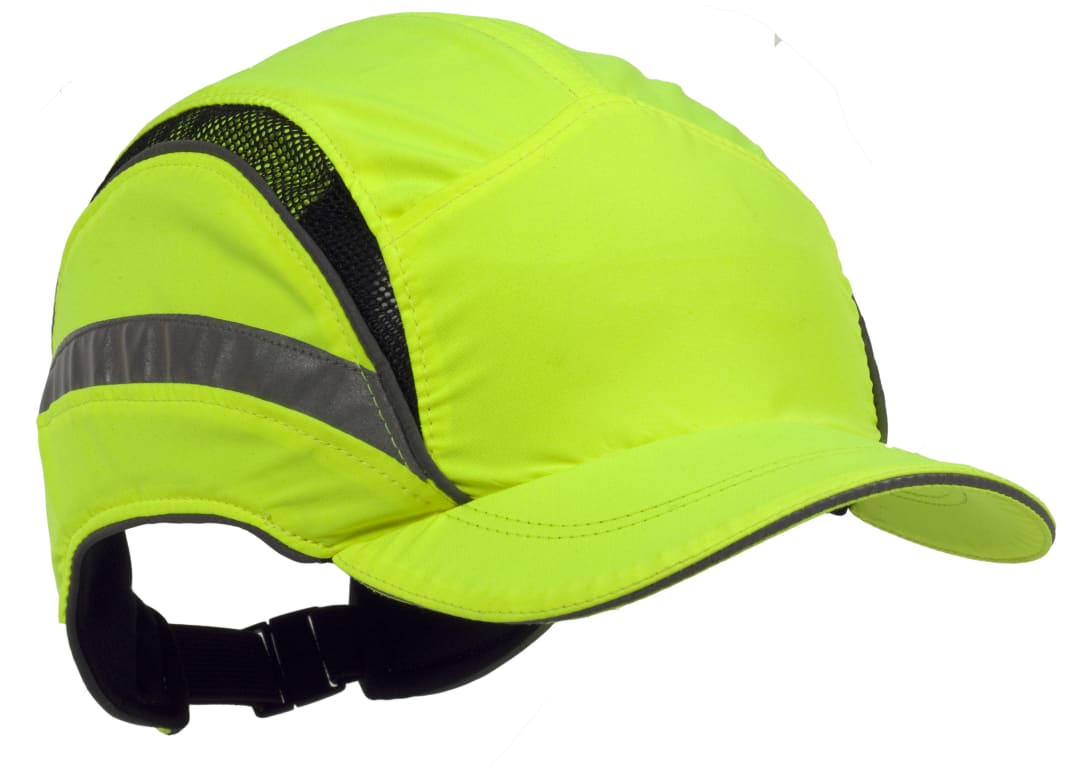 3M™ First Base™ 3 Nárazuvzdorná ciapka, 2021867, Classic, žltá, Hi-vis, štandardný šilt , 70 mm, 20 EA/CASE