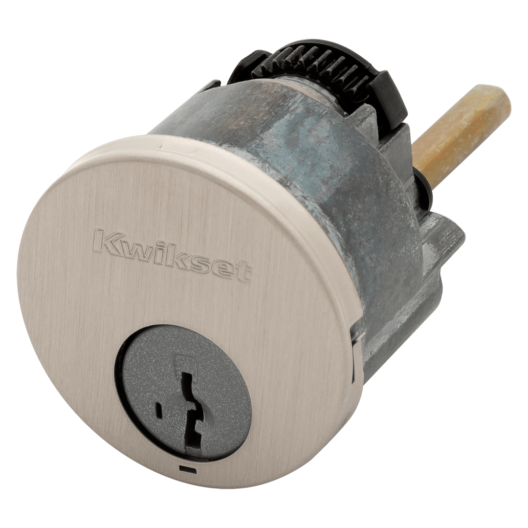 SmartKey Cylinder for Key Control Deadbolt in Satin Nickel Finish