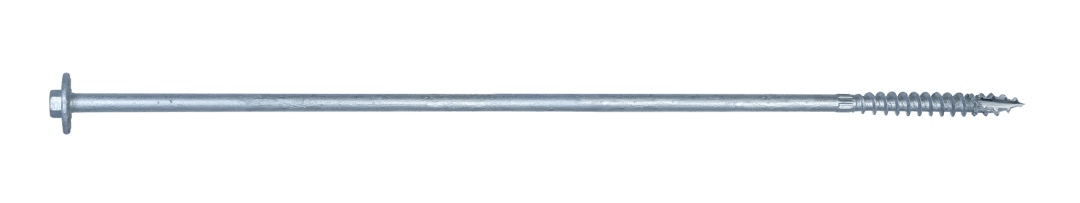 Simpson Strong-Tie SDWH271500GMB Strong-Drive® SDWH™ TIMBER-HEX HDG Screw — 0.276 in. x 15 in. 3/8 Hex (100-Qty) (Pack of 40)