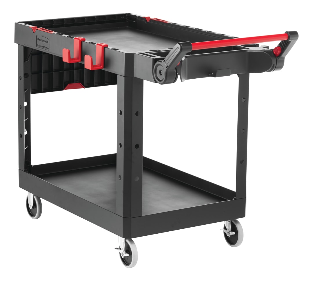 Heavy Duty Adaptable Utility Cart, Medium, Black