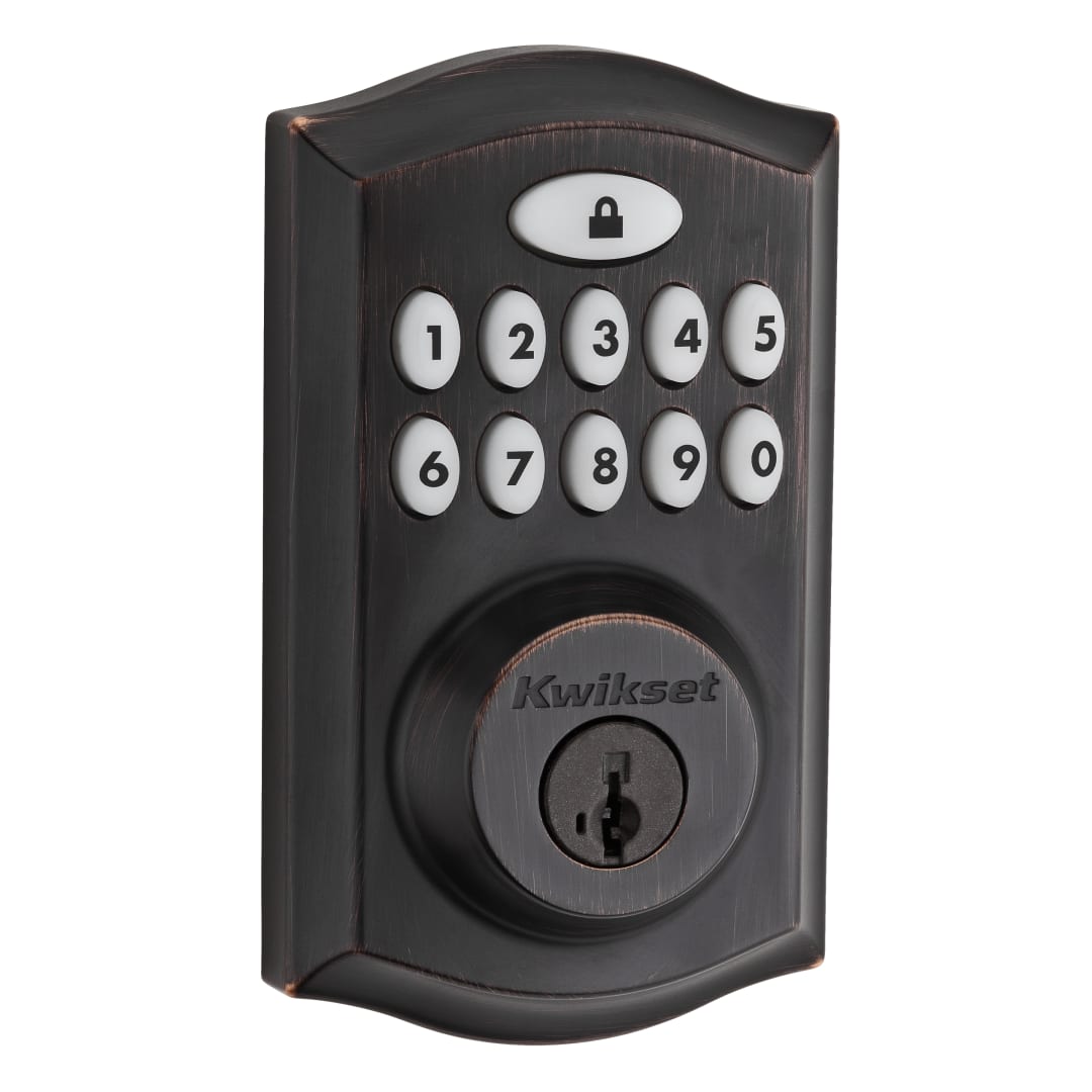 913 SmartCode® Electronic UL Deadbolt featuring SmartKey Security™ in Satin Nickel