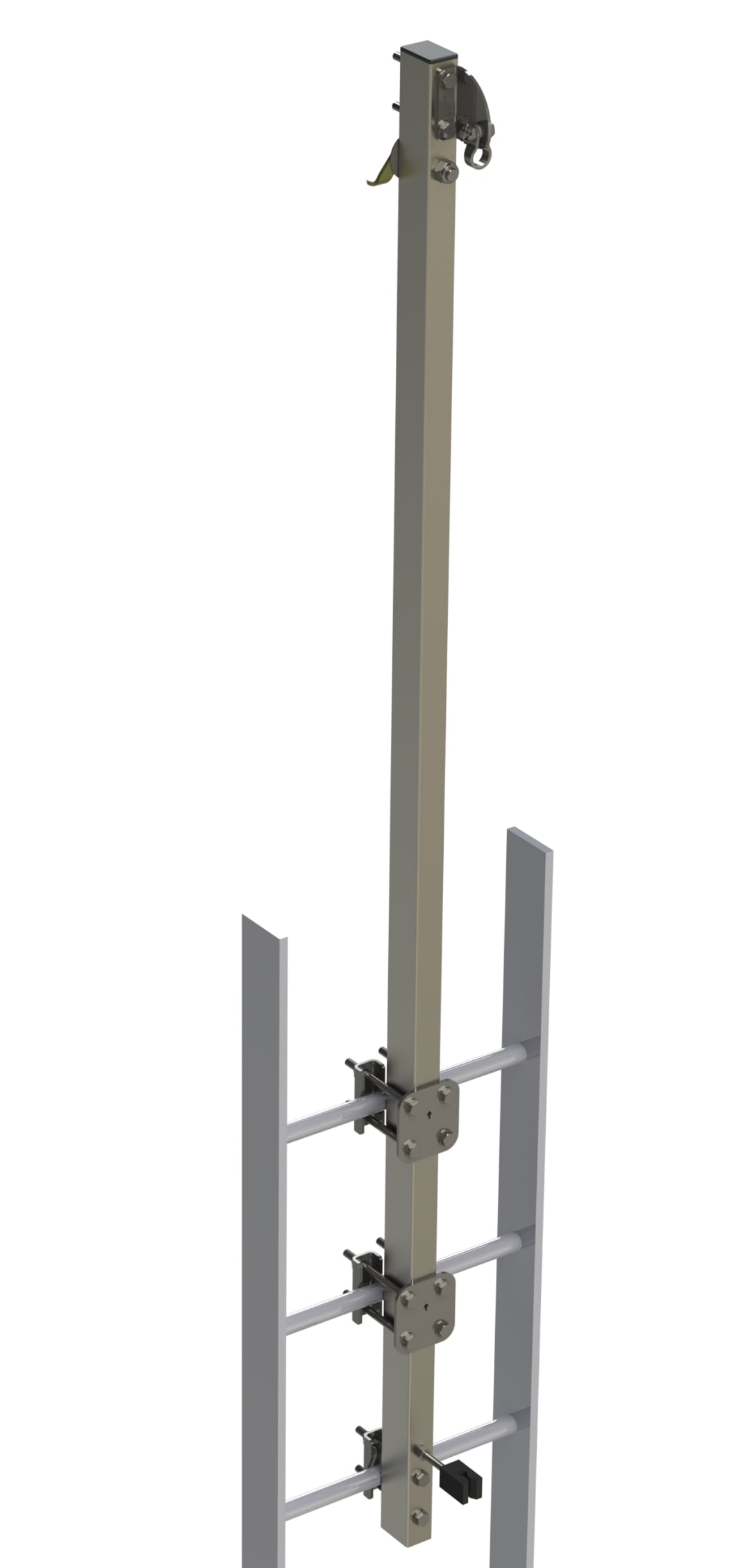 3M™ Protecta® Cabloc™ Merdiven Uzatma Üst Ankraj, Galvanize, 2,3 m, 6180174