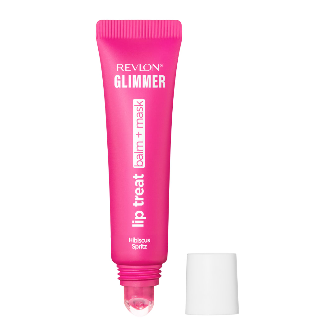 Glimmer Lip Treat Balm + Mask, Hibiscus Spritz 005