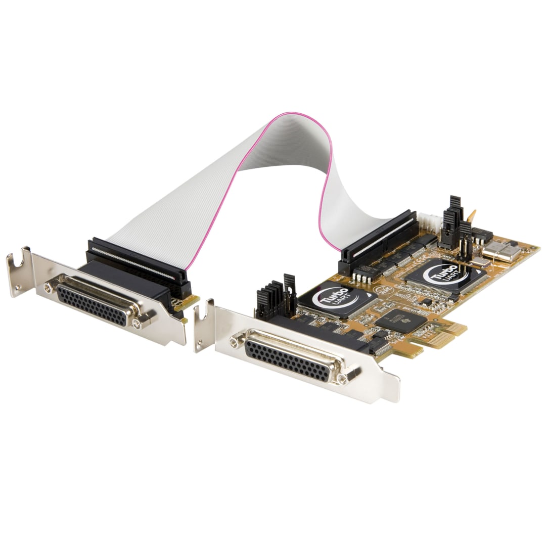 8 Port PCI-E Low Profile 16C950 Serial Card