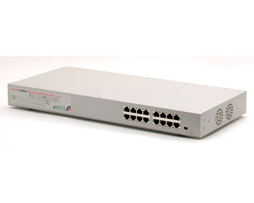 *D**Replaced by DS16105* 16-Port 10/100-Mbps Stackable Rackmount Ethernet H