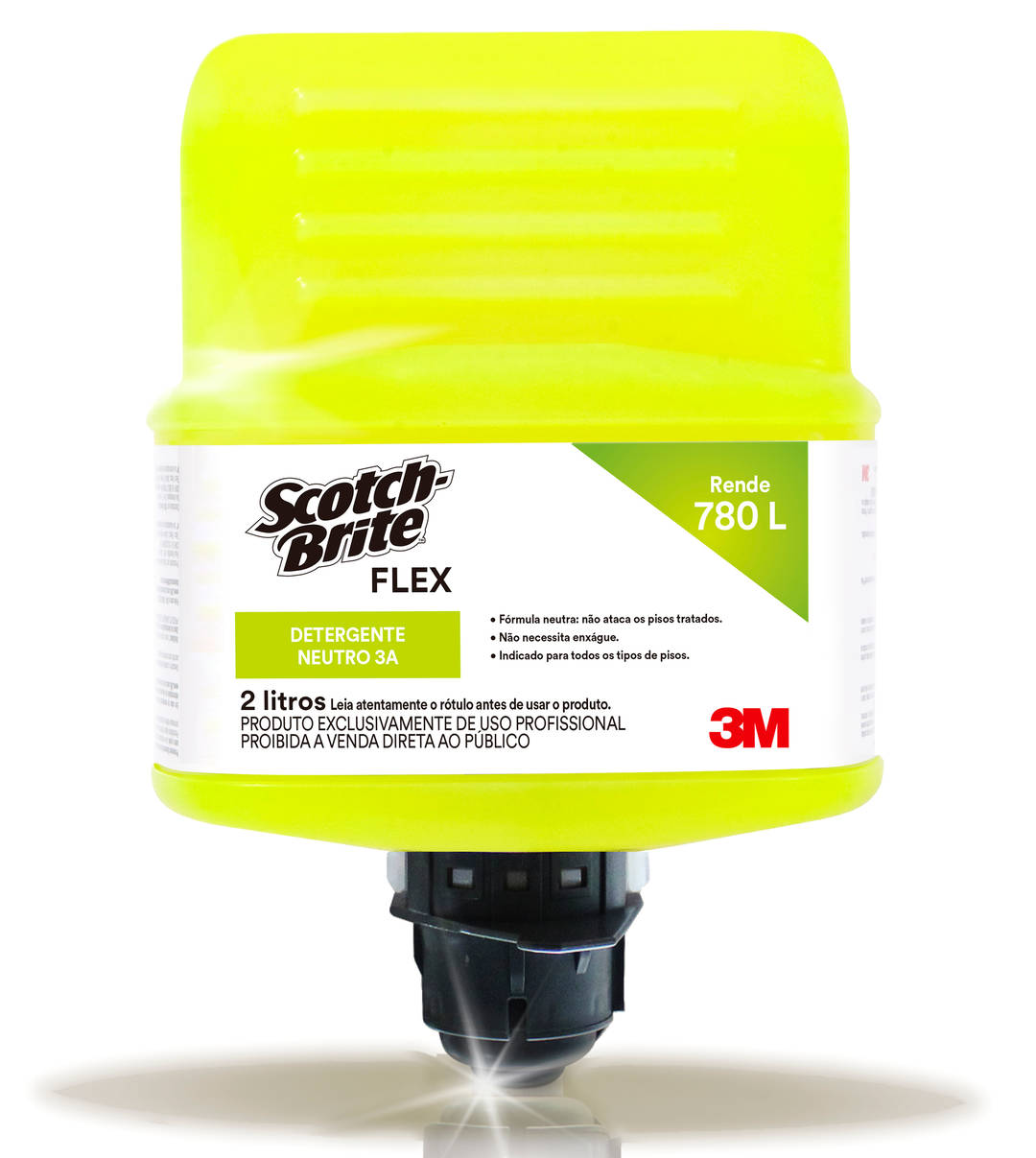 Detergente Neutro Scotch-Brite™ Flex 3A para Limpeza Profissional