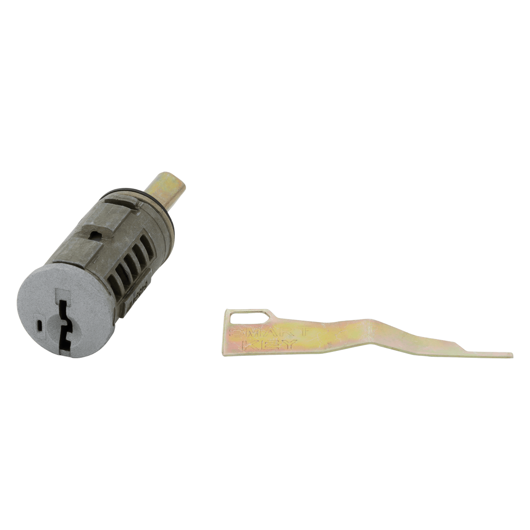 SmartKey Exterior Double Cylinder Plug for Deadbolt in Satin Nickel, Polished Chrome or Satin Chrome Finish