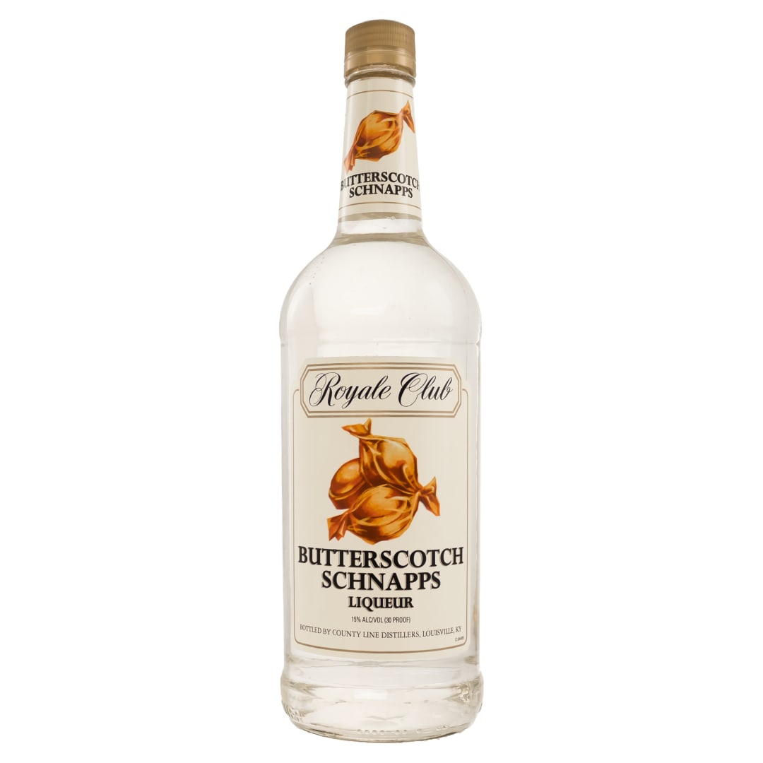 Royale Club Butterscotch Schnapps Liqueur 1l 30 Proof