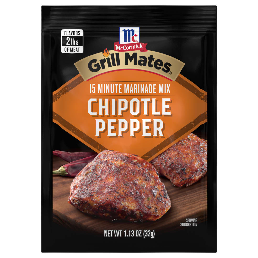 McCormick® GRILL MATES Chipotle Pepper Marinade Seasoning Mix, 1.13 oz