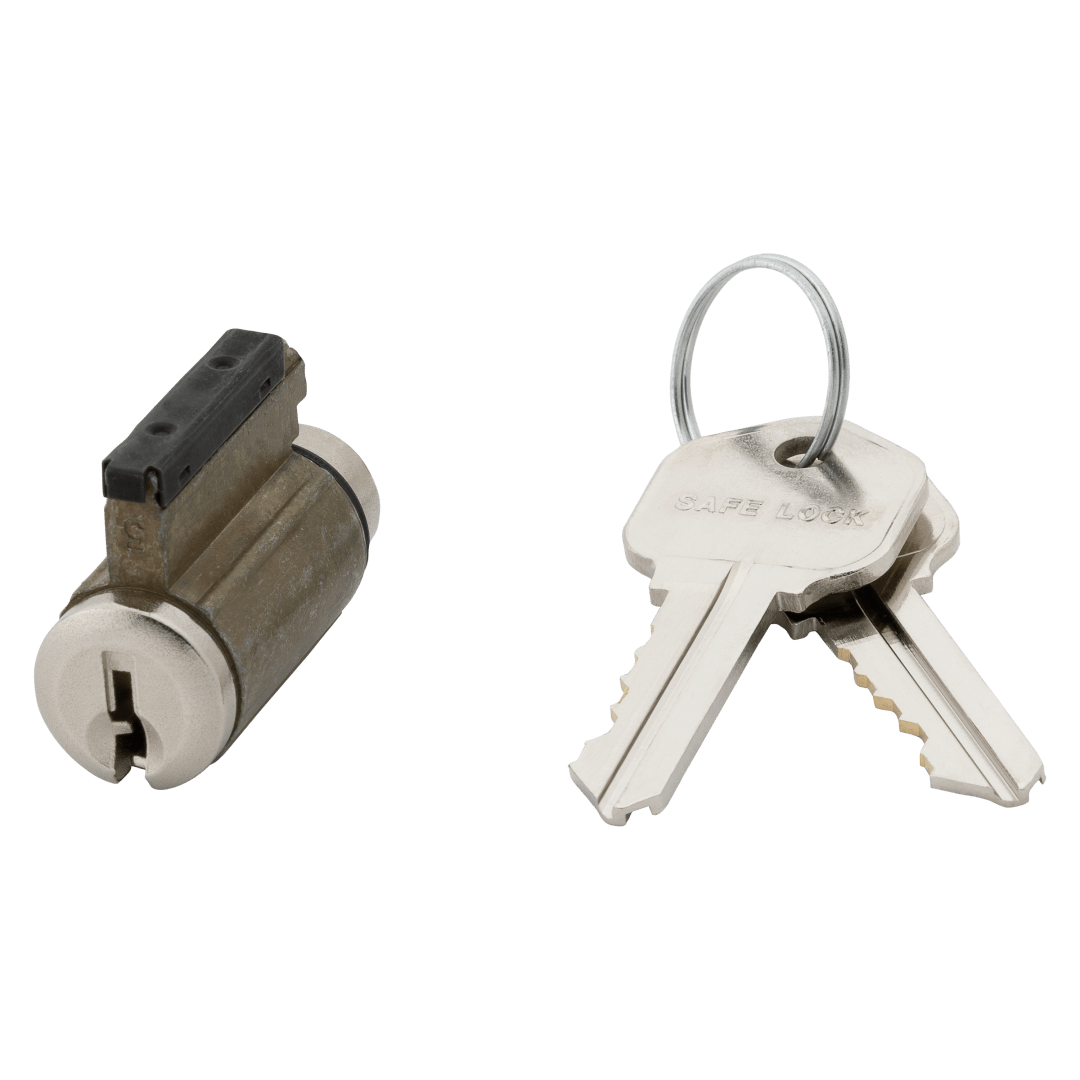 Single Cylinder Plug in Silver for Levers