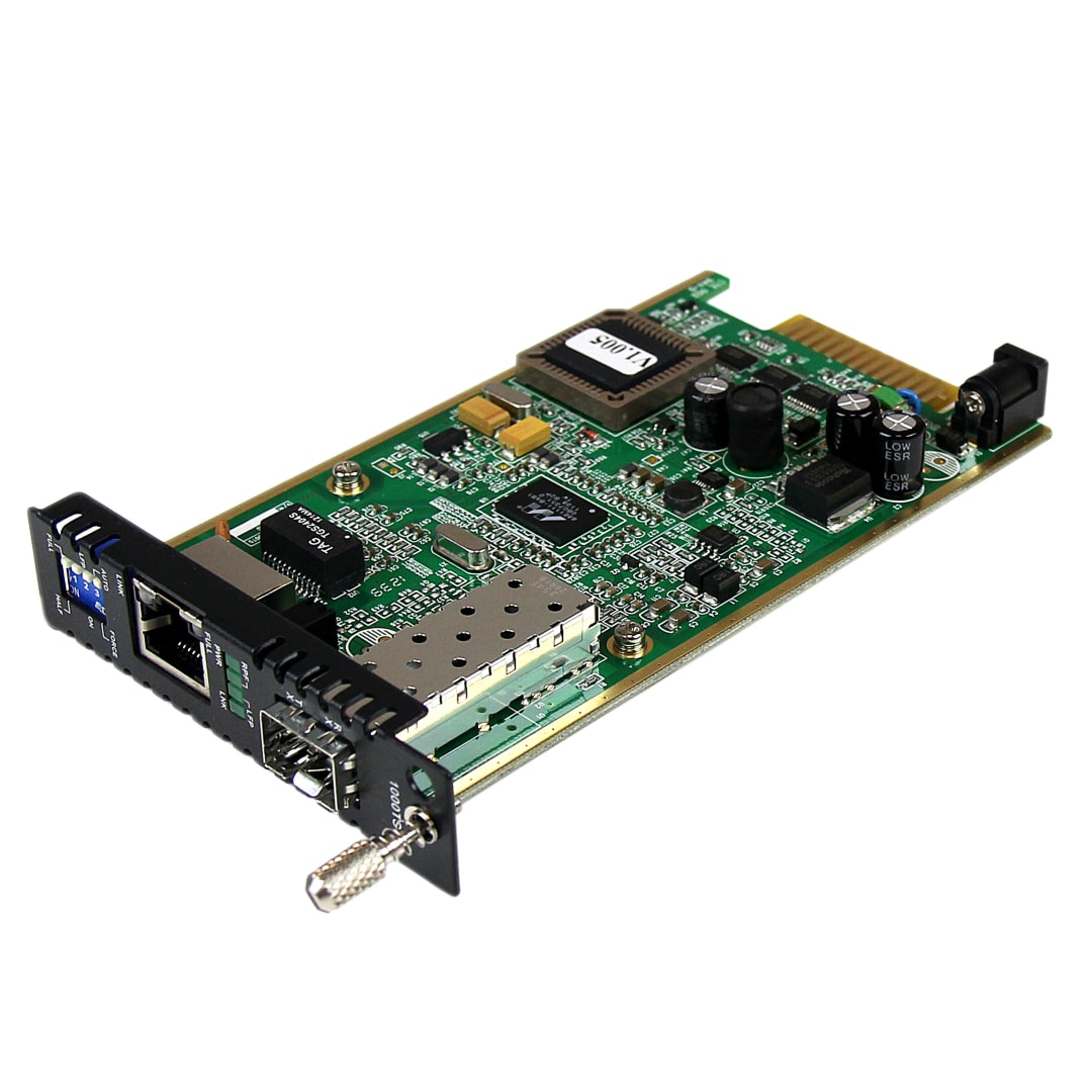 Open SFP Fiber to Ethernet Converter Card Module