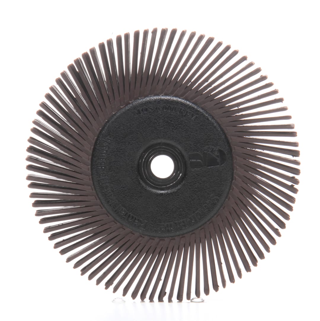 Scotch-Brite™ Radiálna kefač Bristle, 150 x 13 x 25 mm, P 36, s adaptérom, 5 ks v baleniu