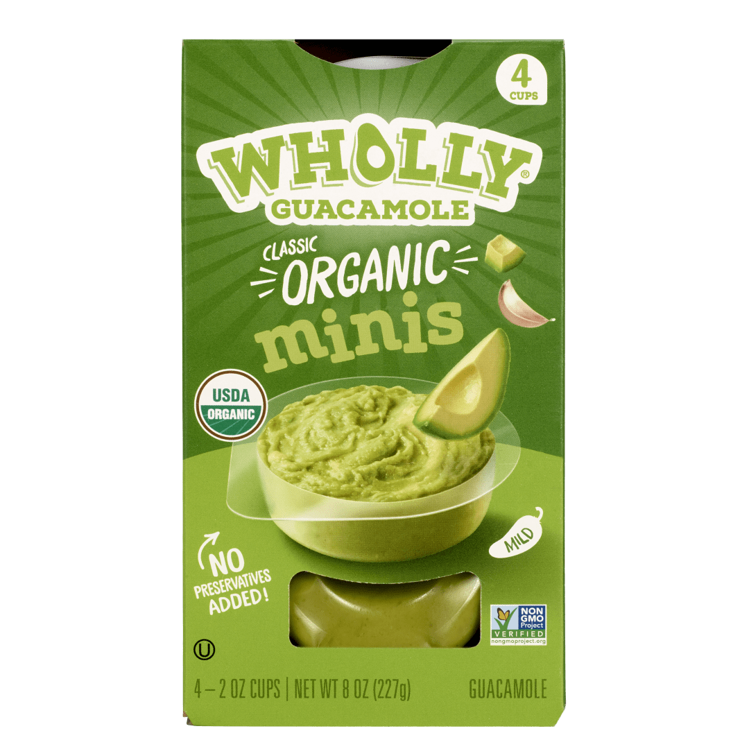 WHOLLY Guacamole Classic Organic Minis