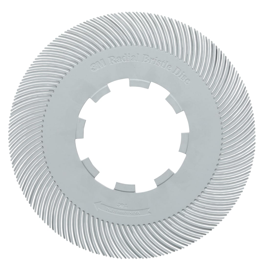 Scotch-Brite™ Hassas Radyal Bristle Fırça, PN-RB, 120+, 193,675 mm (7-5/8 inç), Tip C, Adaptörsüz