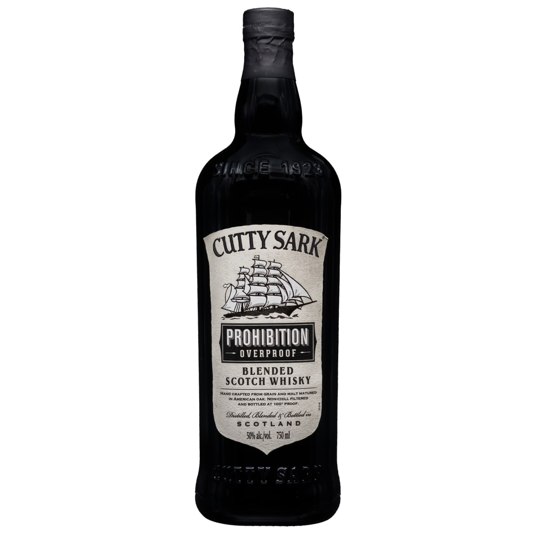 Cutty Sark Prohibition Edition Blended Scotch Whisky 750ml 100 Proof