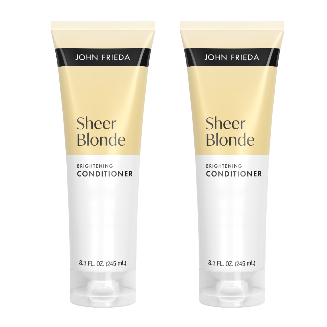 John Frieda Sheer Blonde Brightening Conditioner, 8.3 fl oz, Pack of 2
