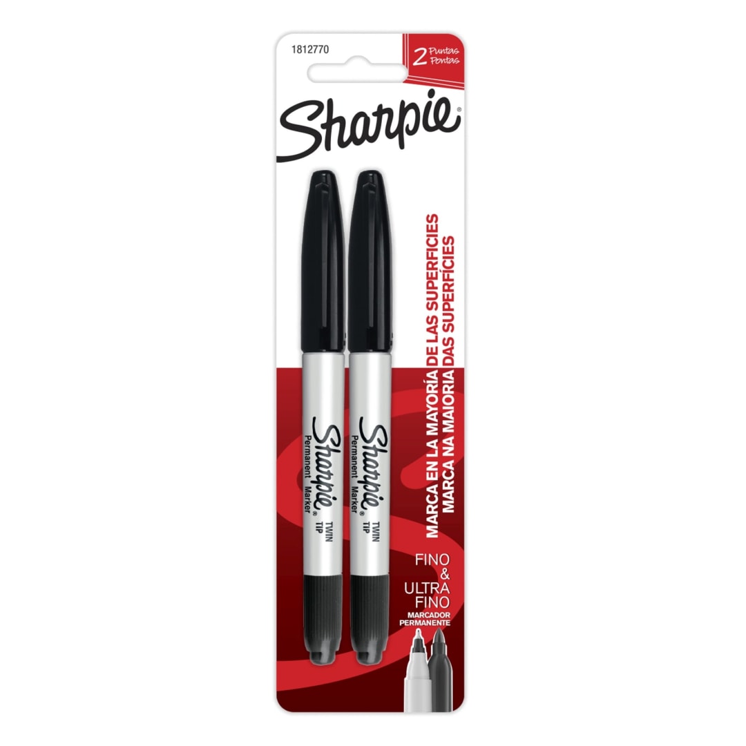 LA PM SHARPIE TWIN TIP BLACK CD 2