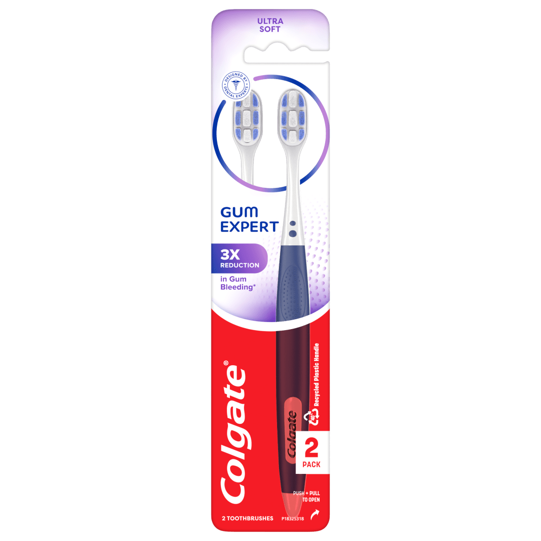 Colgate Gum Expert Ultra Soft Toothbrush, 2 Pack