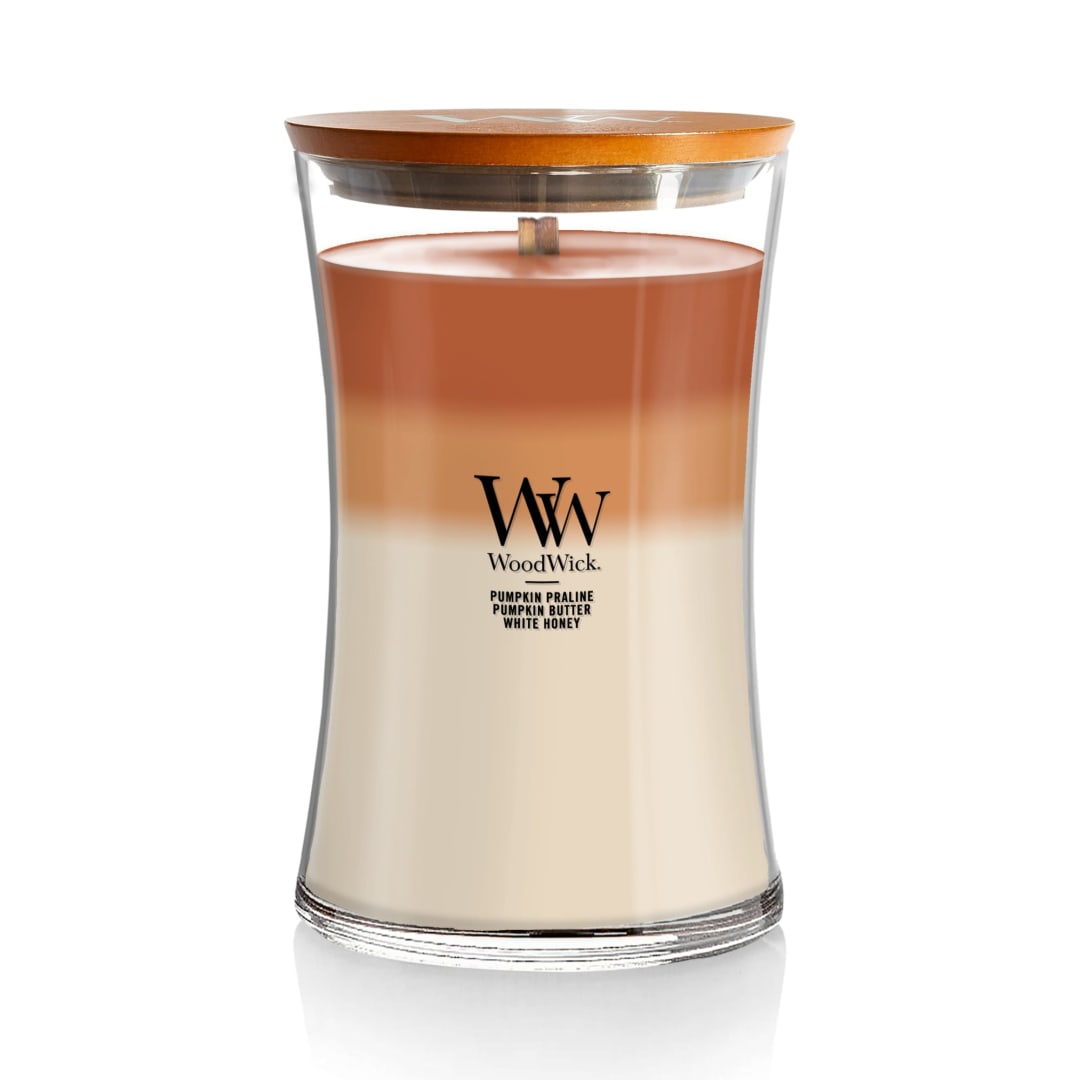 WoodWick® Pumpkin Gourmand Large Hourglass Candle
