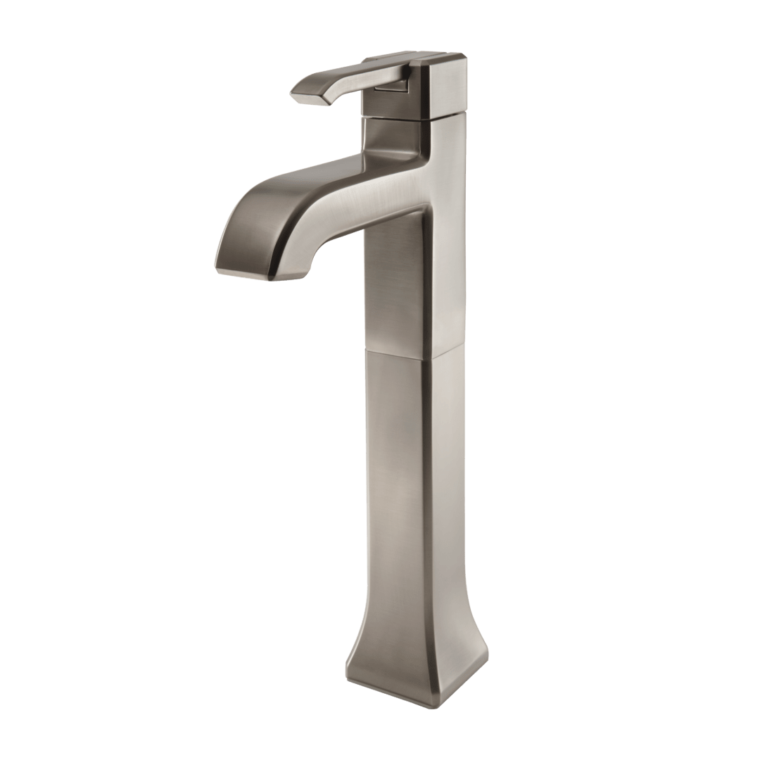 Park Avenue Single Control Vessel Bathroom Faucet in Brushed Nickel