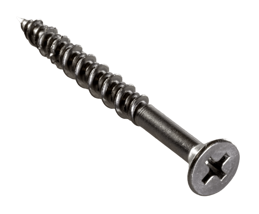 Simpson Strong-Tie T10J200FXC Marine Screw, Flat Head — #10 x 2 in. #2 Phillips Drive, Type 316 (100-Qty)