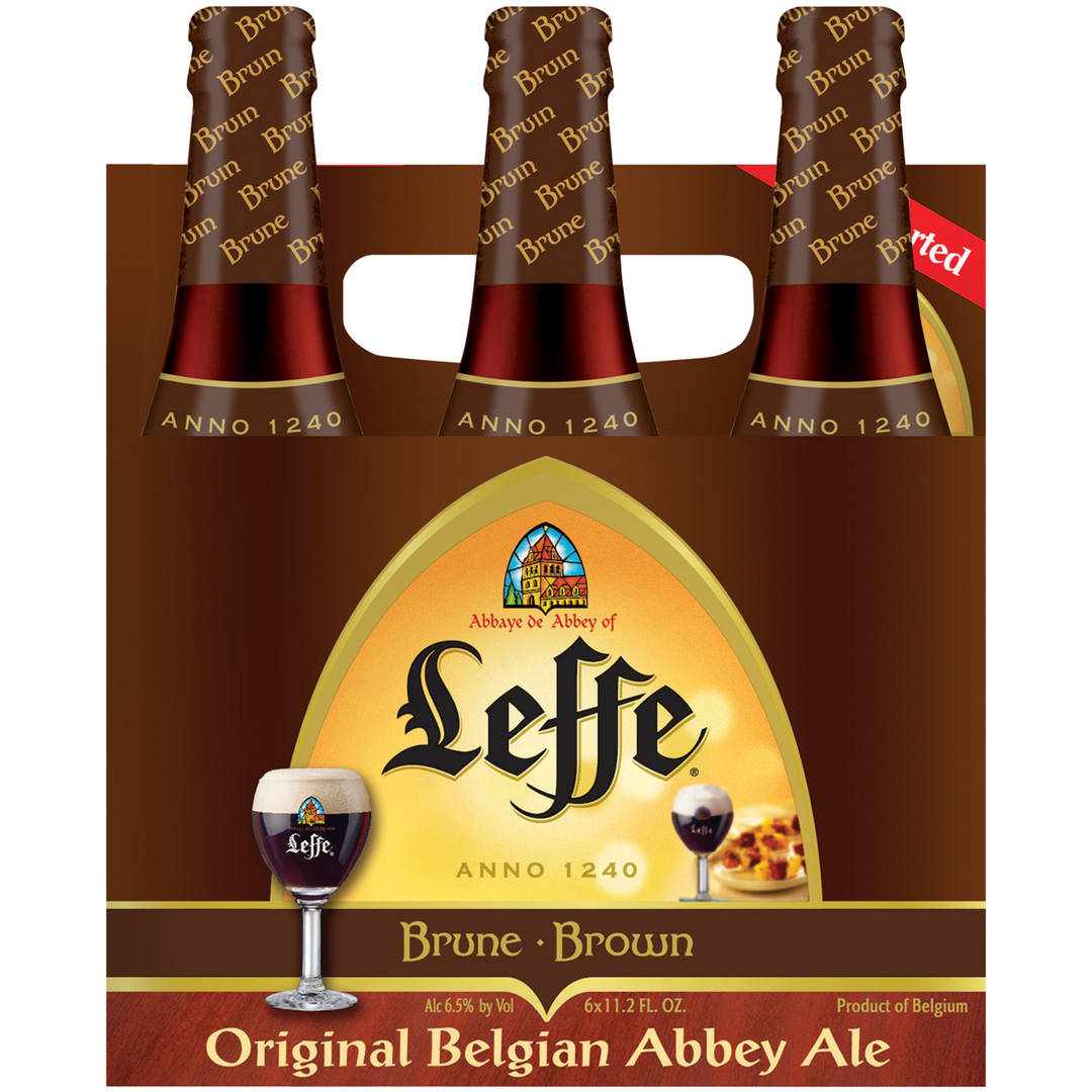 Leffe® Brown Belgian Abbey Ale Beer, 6 Pack 11.2 fl. oz. Bottles