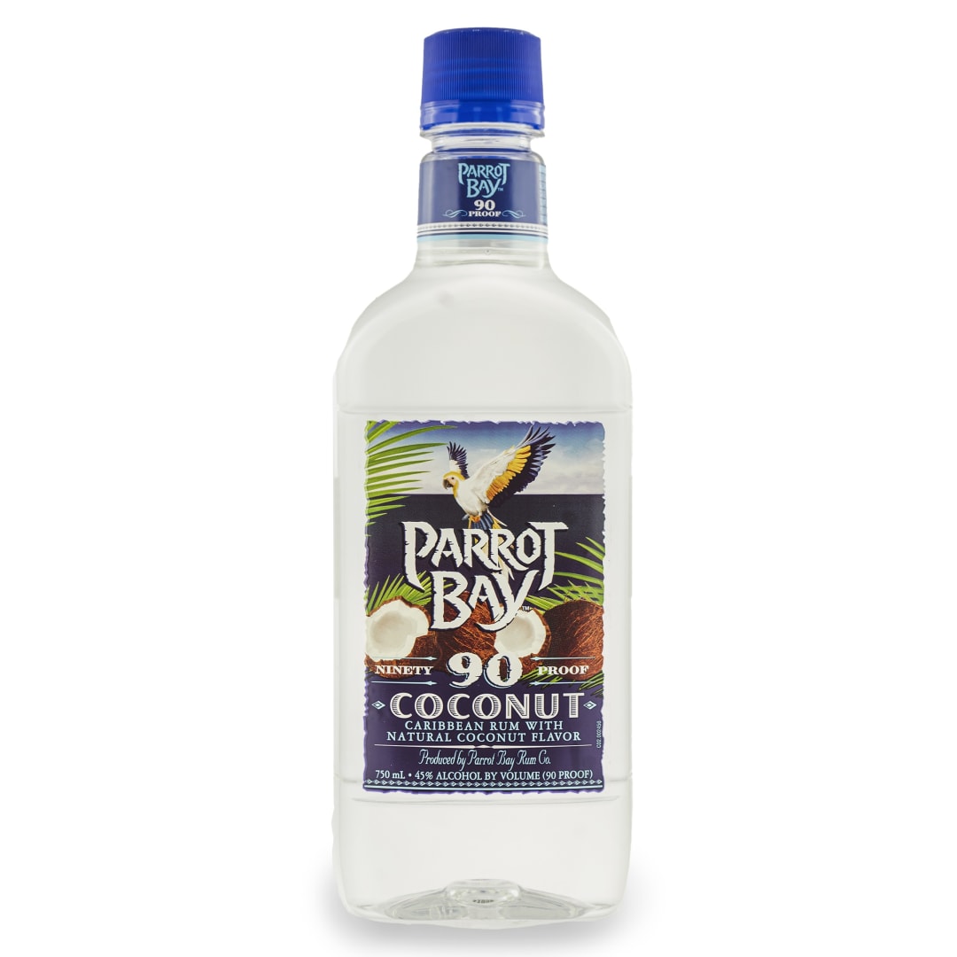 Parrot Bay Coconut Rum 750ml Plastic Bottle 90 Proof