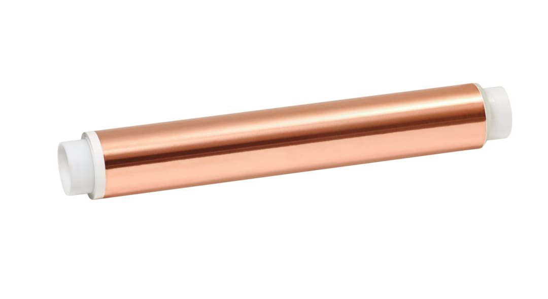 3M™ Bakır Folyo EMI Koruyucu Bant 1182, Kabartmalı, 584 mm x 16,5 m x 0.09 mm