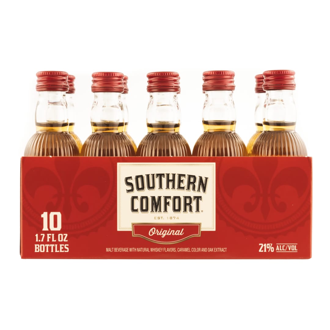 Southern Comfort Original Malt Beverage Whiskey 10 Pack 50ml 42 Proof