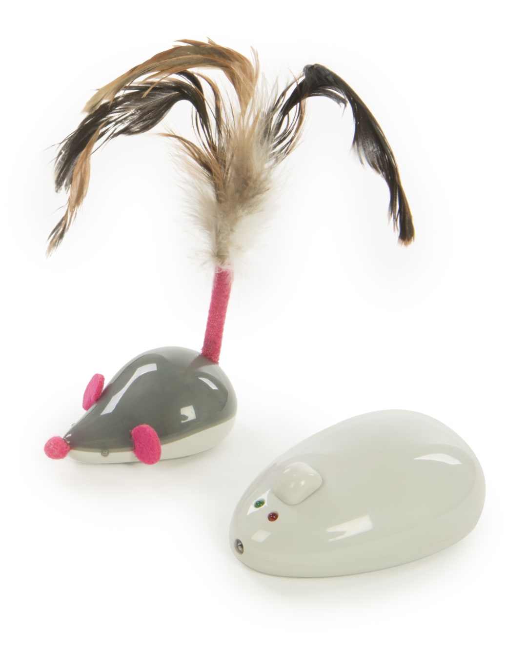 Petlinks Cheese Chaser Remote Controlled Mouse Cat Toy, Battery Powered