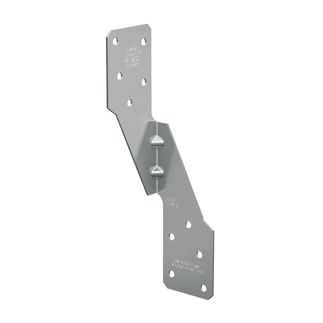 Simpson Strong-Tie H2.5ASS H2.5A 18-Gauge Stainless-Steel Hurricane Tie