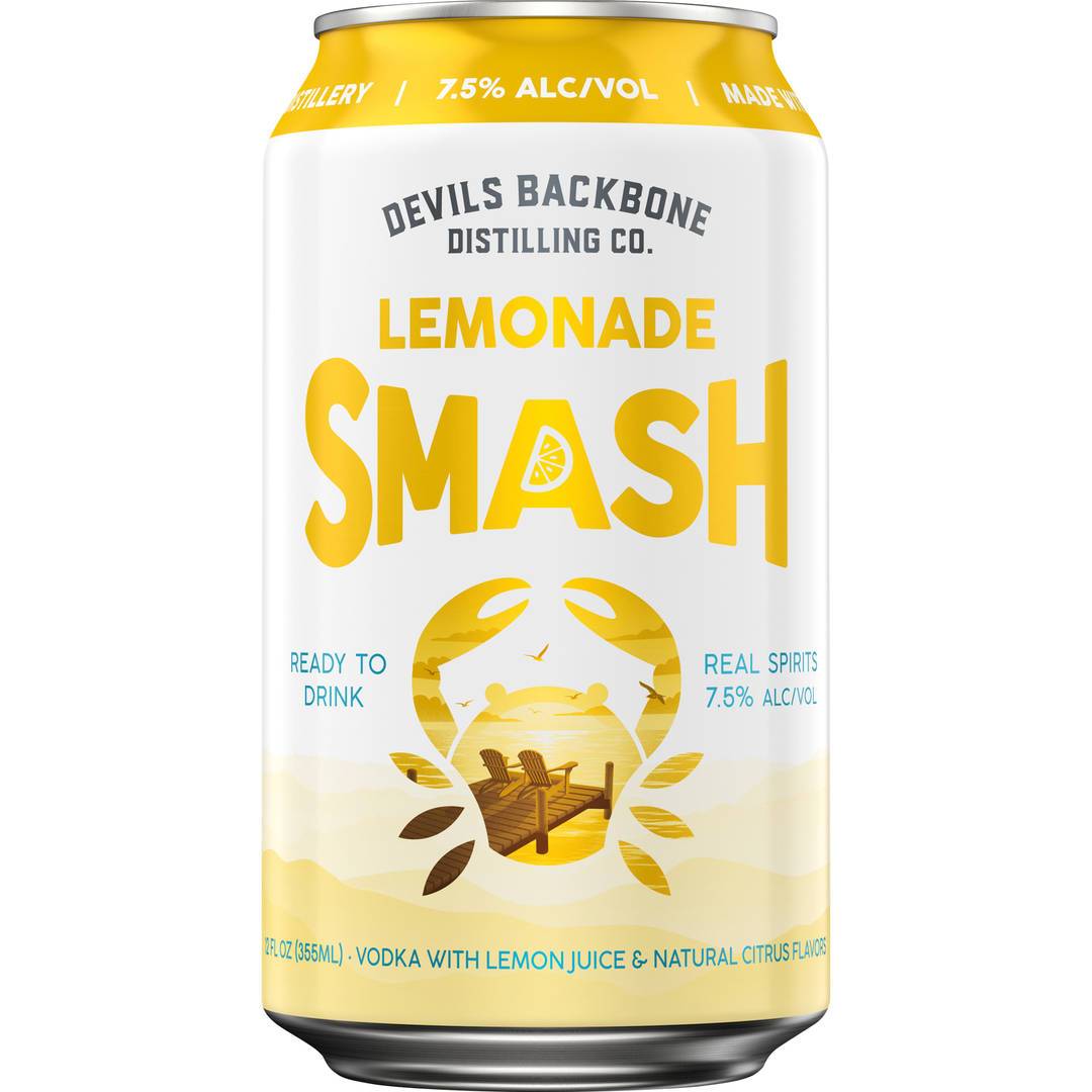 Devils Backbone Distilling Co. Lemonade Smash 7.5%, 12 fl. oz. Can