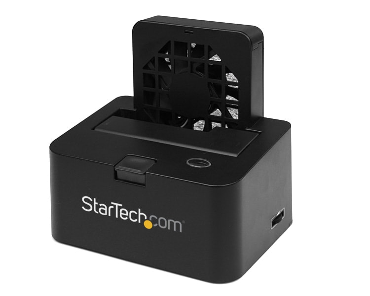 USB 3 eSATA HDD Docking Station with Cooling Fan