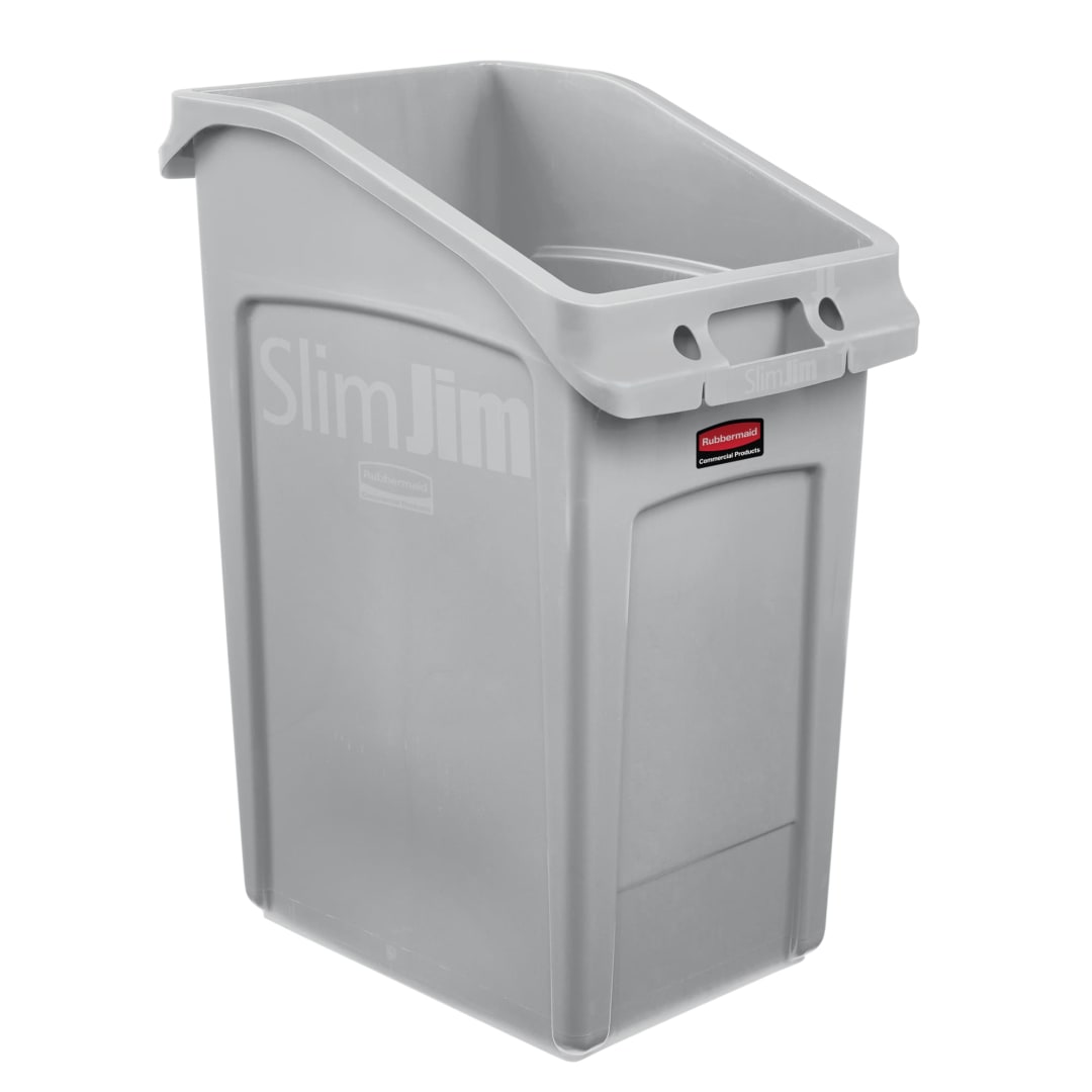 Slim Jim® 23 Gal Under Counter Container Gray