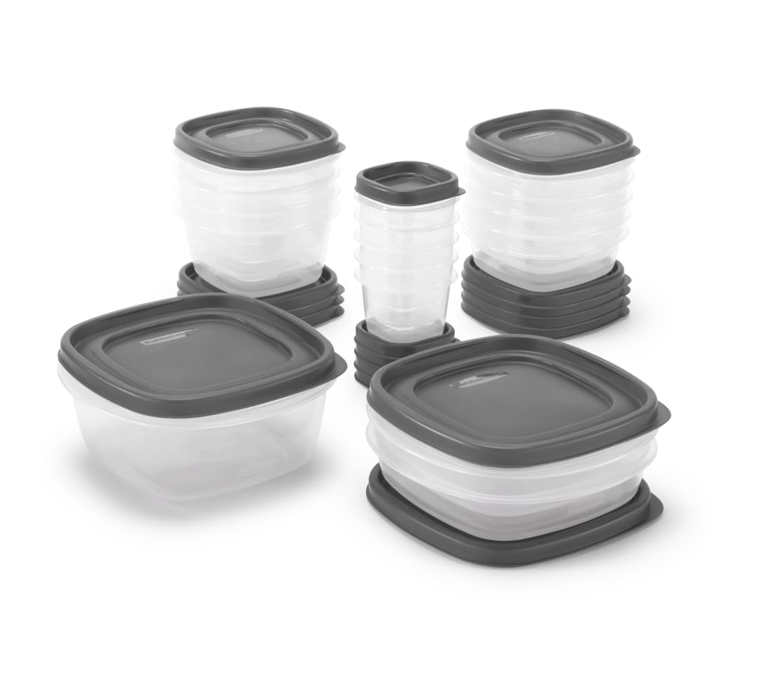 Rubbermaid® EasyFindLids™ Food Storage Containers with SilverShield Antimicrobial Product Protection, 34 Piece Set
