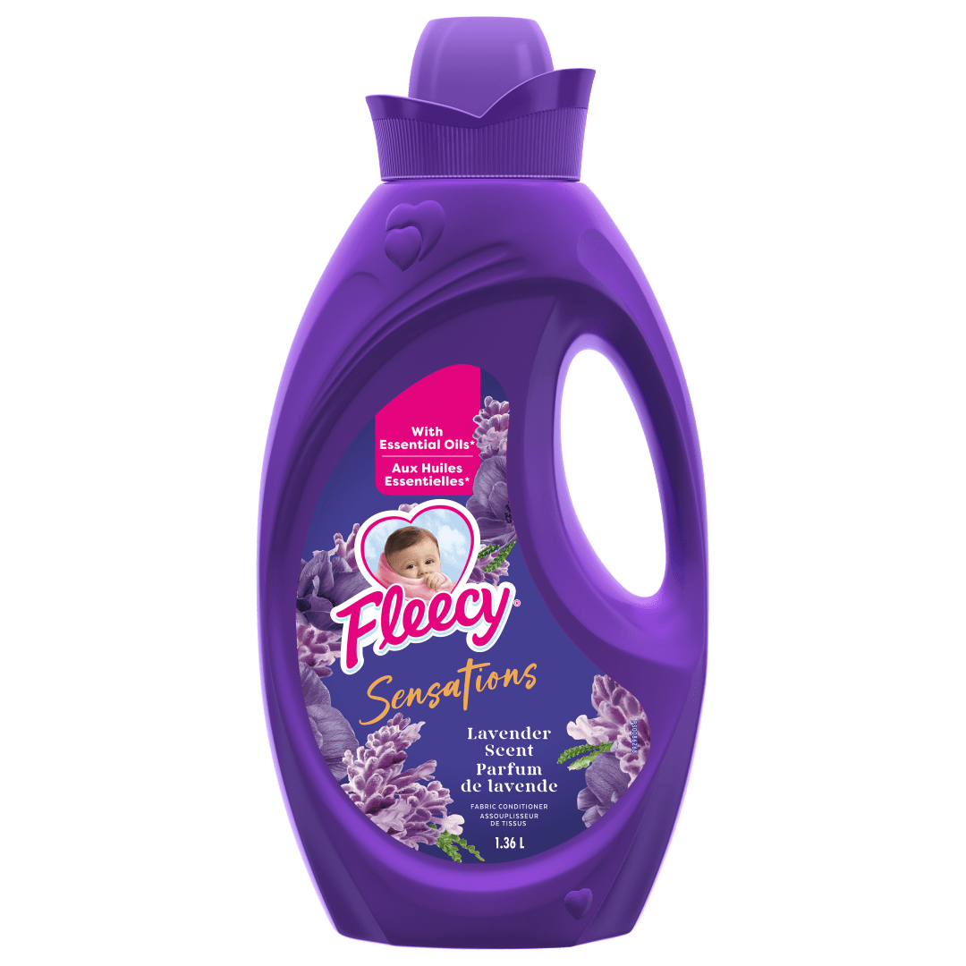 Fleecy Sensations Liquid Fabric Conditioner, Lavender Scent, 1.36 L