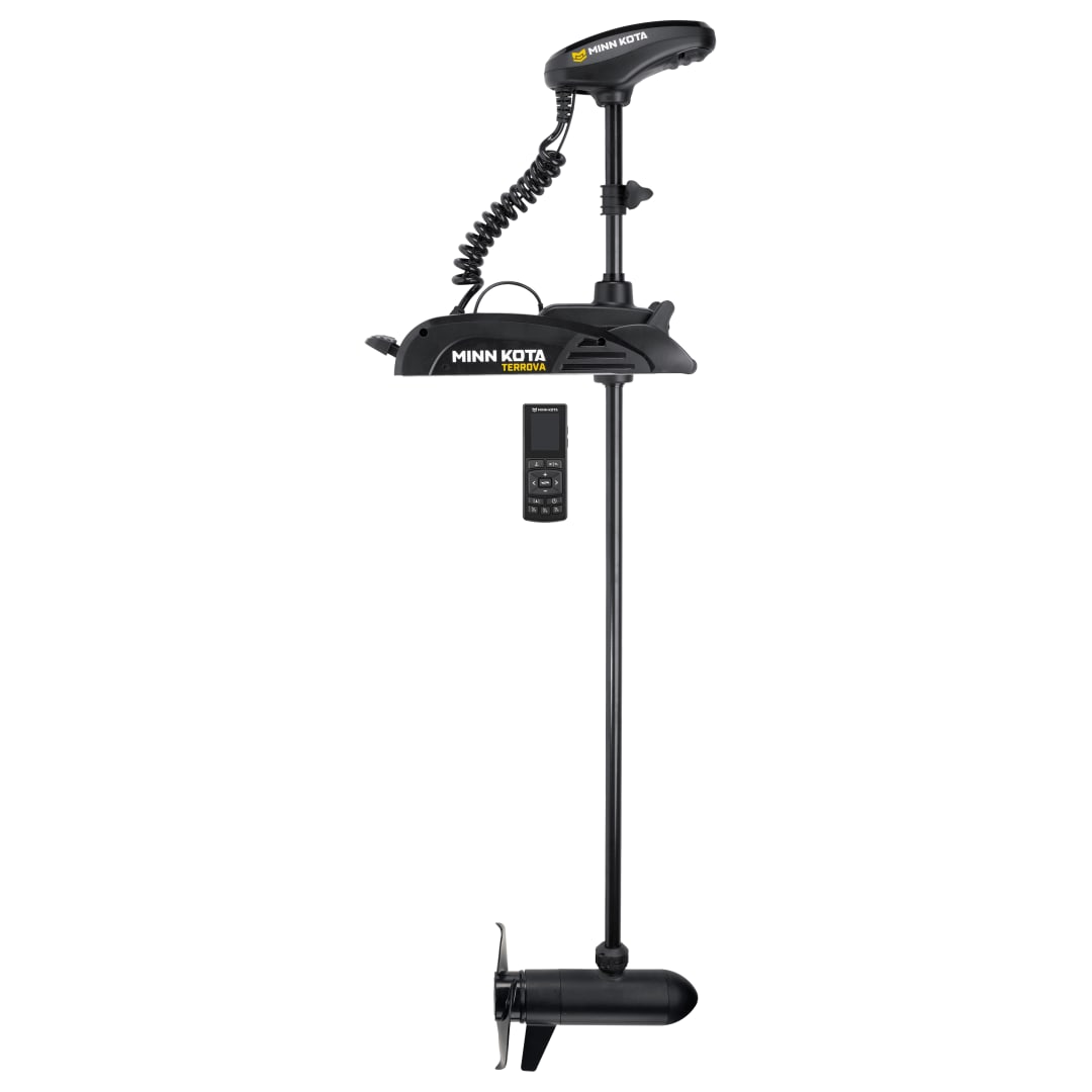 Minn Kota Terrova Trolling Motor, 24V, 80 lb Thrust, 60" Shaft,, Wireless Remote, Without Foot Pedal