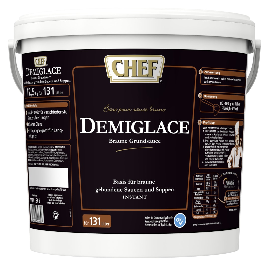 CHEF Demi Glace, Braune Grundsauce 12,5 kg