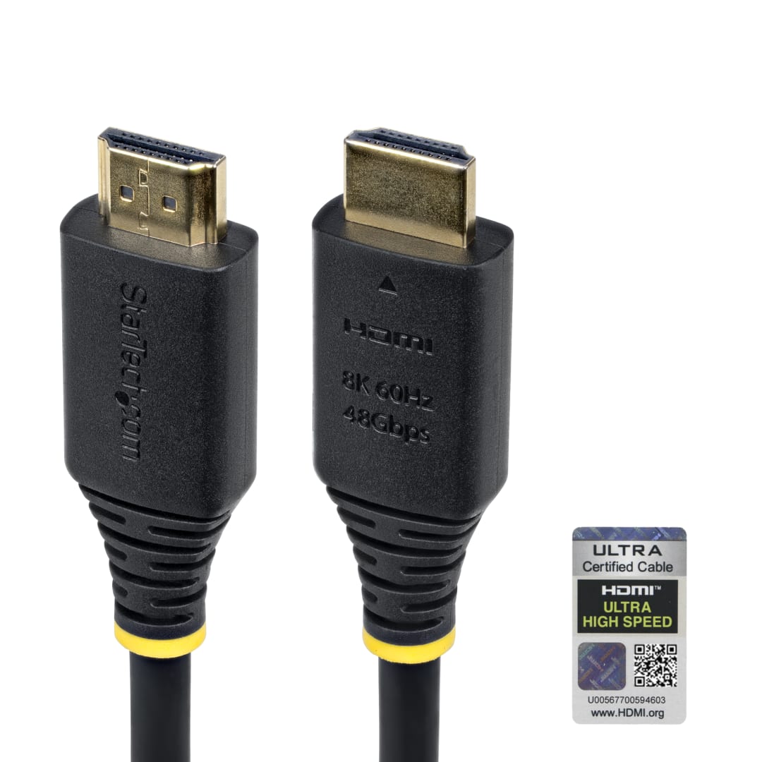 1m 3ft Certified HDMI 2 1 8k60 cable Black