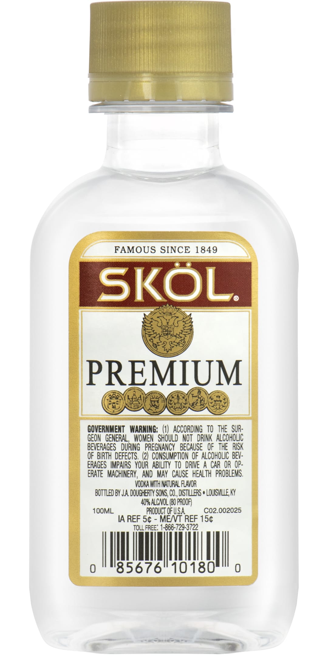Skol Vodka 100ml 80 Proof