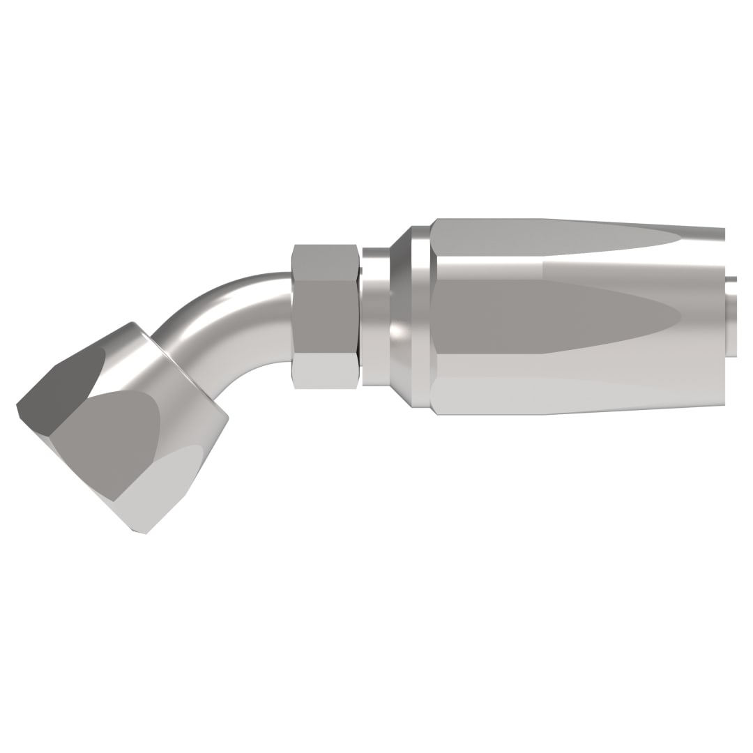 Aeroquip 3/8 Female JIC 45d X 3/8 Hose, R1 Rusbl Ttc