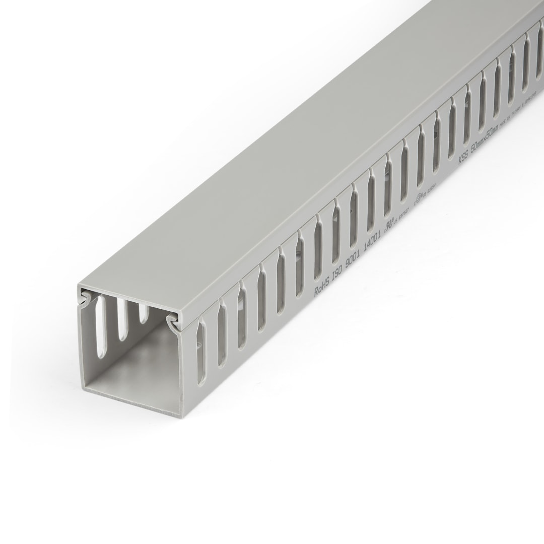 Slotted Wiring Cable Reaceway Duct - 50 x 50mm